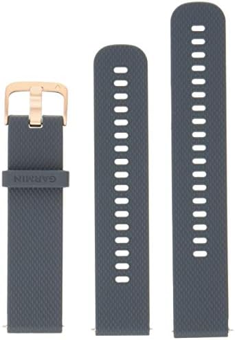 Garmin (GARMIN) Quick Release Band, 20 mm, granitebluerosegold Silicone 010 – 12561 – 26