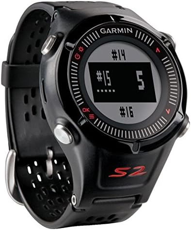 Garmin MAIN-86188 Approach S2 GPS Golf Watch with Worldwide Courses (Black)