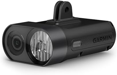 Garmin Varia Vue, Cycling Headlight and 4k Camera, Light Intensity up to 600 Lumens, Crystal-Clear Video Recording, Incident Detection While Cycling