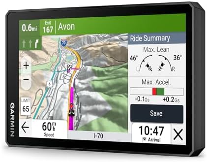 Garmin zūmo XT3, 6” Rugged Motorcycle GPS, Lean Angles, Custom Route Planning, Adventurous Navigation, Group Rides, Garmin Performance Package Plan Option for Drag Racing Timer and Lap time Review
