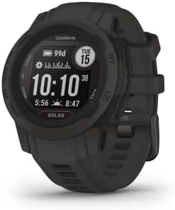 Garmin Instinct 2S Solar, Smaller-Sized Rugged Outdoor Watch with GPS, with Sola...
