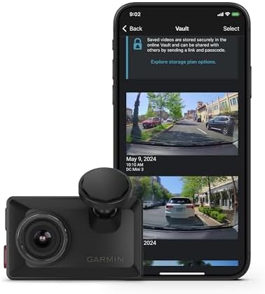 Garmin Dash Cam X310, Compact 4k Ultra HD Touchscreen Dash Cam with a 140-degre...