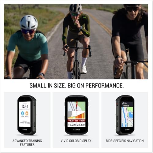 Garmin Edge 850, Compact GPS Cycling Computer, Vivid Color Touchscreen Display, Bike-Specific Mapping, Advanced Training and Performance Insights