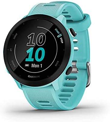 Garmin Forerunner 55, GPS Running Watch with Daily Suggested Workouts, Up to 2 Weeks of Battery Life, Aqua