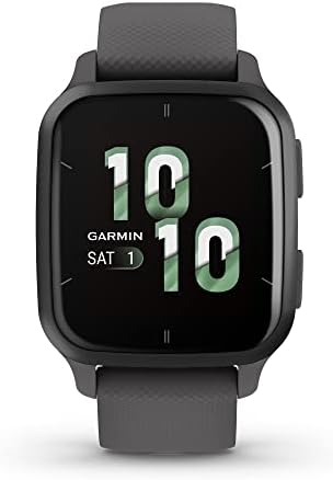 Garmin Venu Sq 2 GPS Smartwatch - AMOLED Display, All-Day Health Monitoring, Long Battery Life, Activity & Heart Rate Tracker, Slate and Shadow Gray