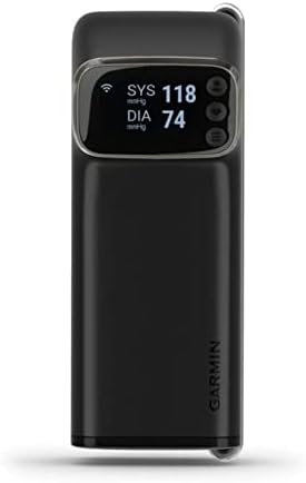Garmin Index BPM, Smart Blood Pressure Monitor, FDA-Cleared Medical Device, Easy-to-Use with Built-in Display Adjustable