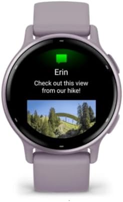 Garmin vívoactive 5, Health and Fitness GPS Smartwatch, AMOLED Display, Up to 11 Days of Battery, Orchid