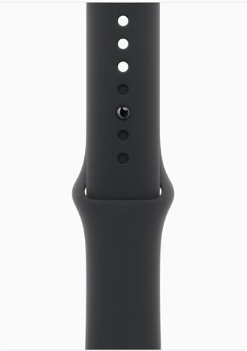 Apple Watch SE 3 [GPS, 44mm] Midnight Aluminum Case with Black Sport Band, S/M (Renewed Premium)