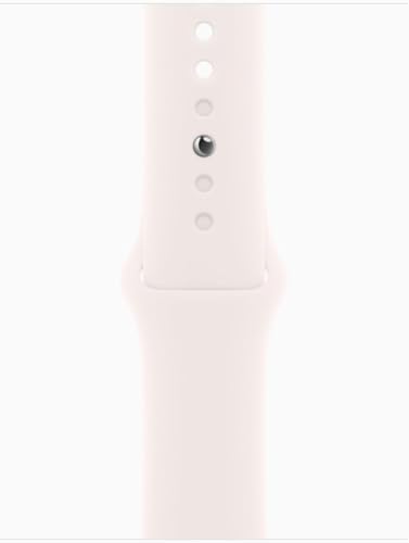 Apple Watch SE 3 [GPS + Cellular, 40mm] Midnight Aluminum Case with Light Blush Sport Band, S/M (Renewed Premium)