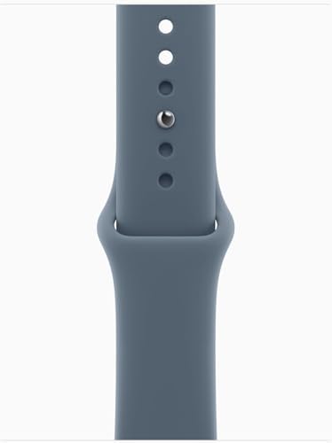 Apple Watch SE 3 [GPS + Cellular, 40mm] Midnight Aluminum Case with Anchor Blue Sport Band, S/M (Renewed Premium)