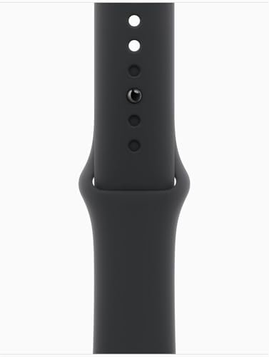 Apple Watch SE 3 [GPS, 40mm] Starlight Aluminum Case with Black Sport Band, S/M (Renewed Premium)
