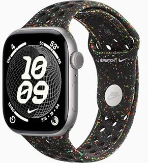 Apple Watch Series 11 [GPS + Cellular, 46mm] Space Gray Aluminum Case with Midnight Black Nike Sport Band, S/M (Renewed)