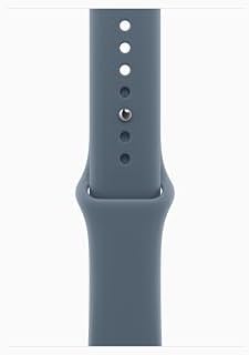 Apple Watch SE 3 [GPS + Cellular, 44mm] Midnight Aluminum Case with Anchor Blue Sport Band, M/L (Renewed)