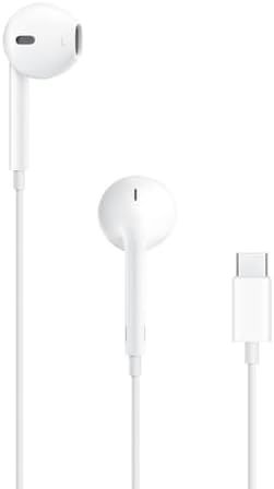 Apple EarPods Headphones, Wired Ear Buds with Built-in Remote to Control Music, Phone Calls, and Volume - Retail Packaging (USB-C)