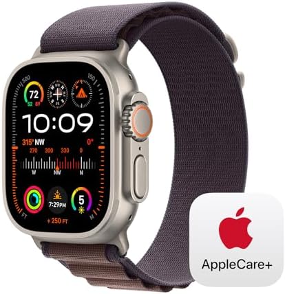 Apple Watch Ultra 2 [GPS + Cellular 49mm] Smartwatch with Rugged Titanium Case &...