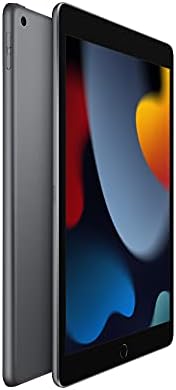 Apple iPad (9th Generation): with A13 Bionic chip, 10.2-inch Retina Display, 64GB, Wi-Fi, 12MP front/8MP Back Camera, Touch ID, All-Day Battery Life – Space Gray