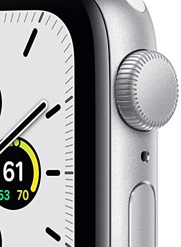 Apple Watch SE (GPS, 40mm) - Silver Aluminum Case with White Sport Band