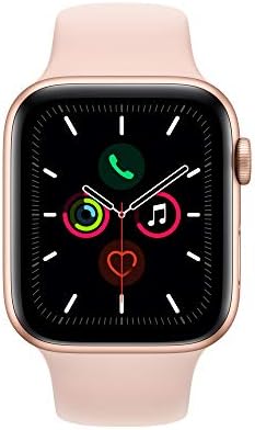 Apple Watch Series 5 (GPS, 44mm) - Gold Aluminum Case with Pink Sport Band