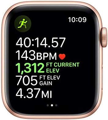 Apple Watch Series 5 (GPS, 44mm) - Gold Aluminum Case with Pink Sport Band