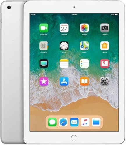 Apple 9.7"""" iPad 5th Gen with WiFi + Cellular (AT&T) 128GB MP2E2LL/A - Silver