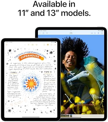 Apple iPad Air 13-inch (M2): Built for Apple Intelligence, Liquid Retina Display, 1TB, 12MP Front/Back Camera, Wi-Fi 6E, Touch ID, All-Day Battery Life — Blue