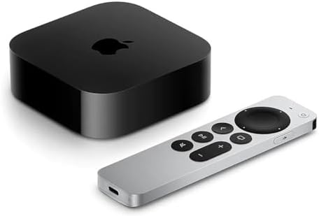 Apple 2022 Apple TV 4K, 64GB, Black (3rd generation), Wi-Fi (Renewed)