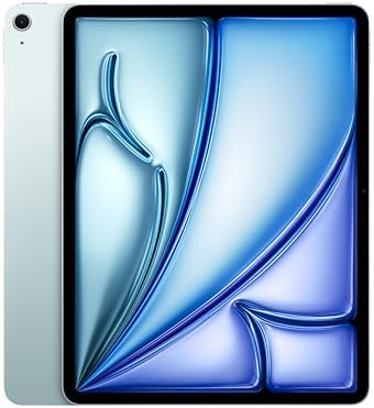 Apple iPad Air 13-inch (M4): Liquid Retina Display, 256GB, 12MP Front/Back Camera, Wi-Fi 7 with Apple N1, Touch ID, All-Day Battery Life — Blue