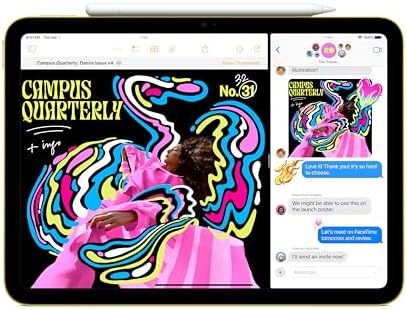Apple iPad 11-inch: A16 chip, 11-inch Model, Liquid Retina Display, 512GB, Wi-Fi 6, 12MP Front/12MP Back Camera, Touch ID, All-Day Battery Life — Silver