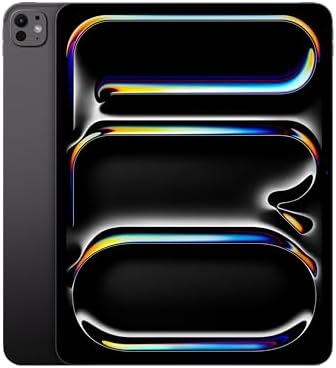 Apple iPad Pro 13-inch (M5): Ultra Retina XDR Display, 256GB, Landscape 12MP Front Camera/12MP Back Camera, LiDAR Scanner, Wi-Fi 7 with Apple N1, Face ID, All-Day Battery Life — Space Black