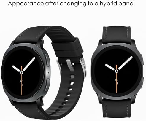 Samsung Galaxy Watch 8 (2025) Bluetooth Smartwatch, Intl Version – Fitness & Sleep Tracking,Heart Rate, Android Compatible (Not for iOS) – with Extra Hybrid Band (Graphite, 44mm) (Renewed)