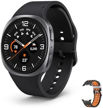 Samsung Galaxy Watch 8 (2025) 40mm Buletooth Smartwatch, US Version – Fitness & Sleep Tracking, Energy Score, Heart Rate Monitor, Android Compatible (Not for iOS) – Graphite with Extra Sport Band