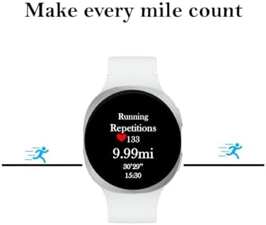 Samsung Galaxy Watch 8 (2025) Buletooth Smartwatch, US Version – Fitness & Sleep Tracking, Energy Score, Heart Rate Monitor, Android Compatible (Not for iOS) – with Extra Sport Band (Silver, 44mm)