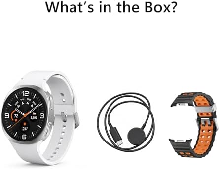 Samsung Galaxy Watch 8 (2025) Buletooth Smartwatch, US Version – Fitness & Sleep Tracking, Energy Score, Heart Rate Monitor, Android Compatible (Not for iOS) – with Extra Sport Band (Silver, 44mm)