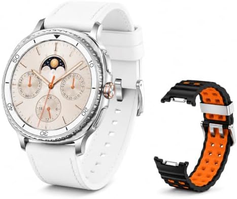 Samsung Galaxy Watch 8 Classic 46mm Bluetooth Smartwatch, White (2025) | US Version | Energy Score, Running Coach, Extra Sports Band & Warranty