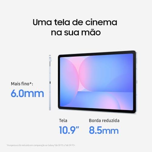 Samsung Galaxy Tab S10 FE w/S-Pen | 128GB, 8GB RAM, Wi-Fi Only | 10.9” LCD, WiFi 6E Android 15 Tablet, 4K Camera | International Model X520 | 25W Fast Charger Bundle (Blue)