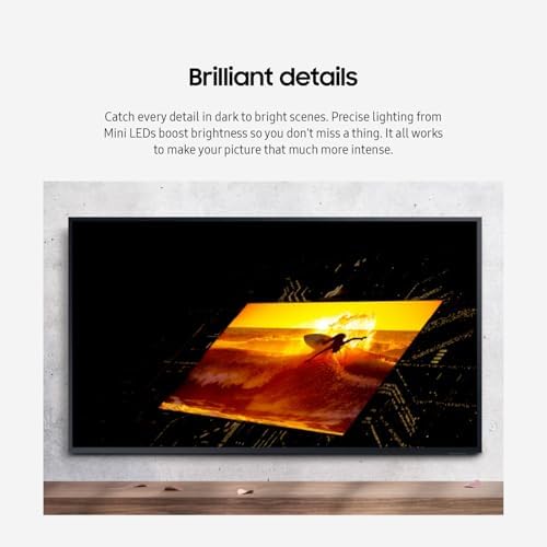 SAMSUNG 75-Inch Class Neo QLED 4K The Terrace Full Sun, Neo Quantum HDR+, Dolby Atmos, Weatherproof, Outdoor TV, Anti-Reflection, Smart TV w/Alexa Built-in, (QN75LST9DAFXZA, 2024) (Renewed)