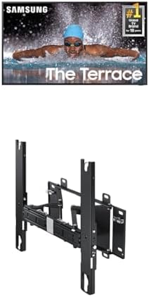 SAMSUNG 75-Inch Class Neo QLED 4K The Terrace Partial Sun, Quantum HDR+, Dolby Atmos, Wide Viewing Angle, Weather Resistant, (QN75LST7DAFXZA, 2024 Model) 65" & 75" The Terrace Wall Mount
