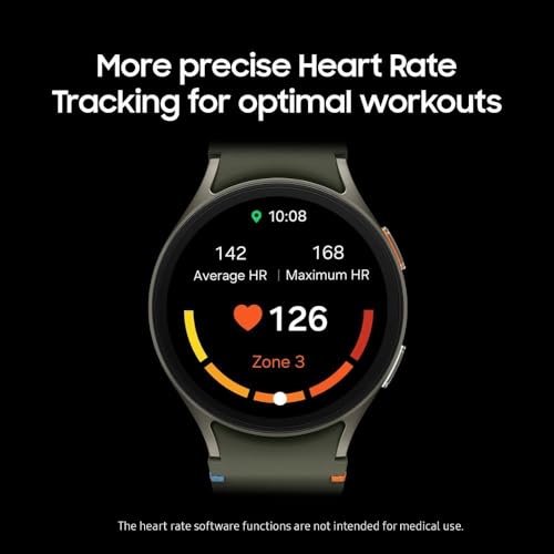 Samsung Galaxy Ai Watch 7 Latin America Version Sm-L310N (44mm) Bluetooth Wellness Tips, Heart Rate Tracking, Sleep Monitor, Fitness Tracker (Green)