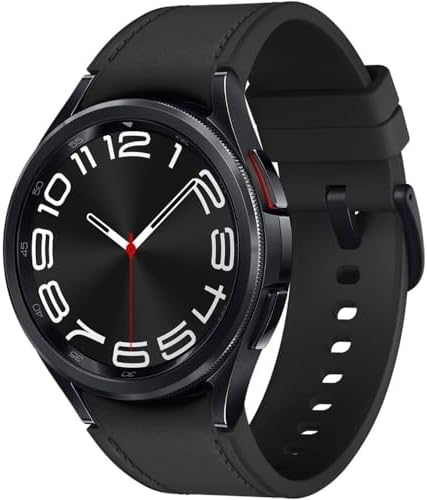 Samsung (Refurbished) Galaxy Watch 6 Classic 43mm Stainless-Steel Smartwatch w/Fitness Tracker, Heart Monitor, BIA Sensor, Bluetooth – Black SM-R950NZ