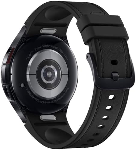 Samsung (Refurbished) Galaxy Watch 6 Classic 43mm Stainless-Steel Smartwatch w/Fitness Tracker, Heart Monitor, BIA Sensor, Bluetooth – Black SM-R950NZ