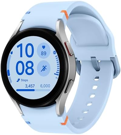 Samsung Galaxy Watch FE 40mm LTE AI Smartwatch w/Fitness Tracking, BIA Sensor, Personalized HR Zones, Heart Rate Tracker, Sleep Monitor, 2024, Silver [US Version, 1Yr Manufacturer Warranty]