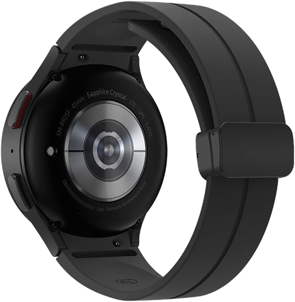 Samsung Galaxy Watch 5 Pro (45mm,WiFi + 4G LTE) 1.4'' Super AMOLED Smartwatch GPS Bluetooth with Sleep Coaching,Bioactive Sensor,Water Resistant R925U,Black Titanium (Renewed)