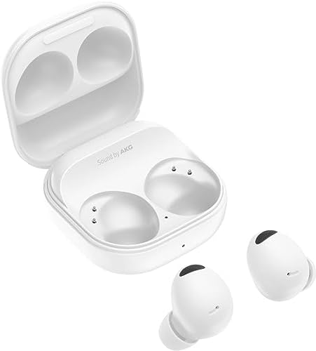 SAMSUNG Galaxy Buds 2 Pro True Wireless Bluetooth Earbuds, Noise Cancelling, Hi-Fi Sound, 360 Audio, Comfort Fit In Ear, HD Voice, IPX7 Water Resistant, White (Renewed)