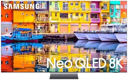 SAMSUNG 85-Inch Class QLED 8K QN900D Series Neo Quantum HDR Smart TV w/Dolby Atmos, Object Tracking Sound Pro, Infinity Edge, AI Motion Enhancer Pro, Alexa Built-in (QN85QN900D, 2024 Model) (Renewed)