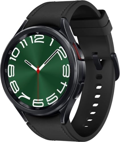Samsung Galaxy Watch 6 Classic (47mm, GPS) 1.5" Super AMOLED, Bluetooth Smartwatch w/ Rotating Bezel, Water Resistant, BP Monitor, R960 (Black) (Renewed)