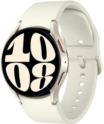 SAMSUNG Galaxy Watch 6 (40mm, WiFi + 4G LTE) 1.3" Super AMOLED Smartwatch GPS Bluetooth, Fully Unlocked w/Sleep Coaching, Water Resistant, BP Monitor R935U (w/Fast Charger Cube, Gold) (Renewed)