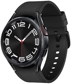 Samsung Galaxy Watch 6 Classic 43mm Bluetooth Smartwatch, Rotating Bezel, Fitness Tracker, Personalized HR Zones, Advanced Sleep Coaching, Heart Monitor, BIA Sensor, Health Insights, US Version, Black