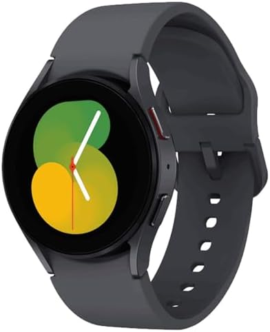 Samsung Galaxy Watch 5 (40mm, WIFI + 4G LTE) 1.2" Super AMOLED Smartwatch GPS Bluetooth w/ Advanced Sleep Coaching, Bioactive Sensor, Water Resistant R905U (Generic Charger, Graphite) (Renewed)