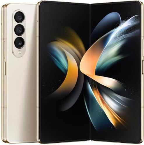 Samsung Galaxy Z Fold4, 512GB, Beige - Unlocked (Renewed)
