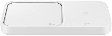 Samsung Official 15W Wireless Charger Duo [2022] with Travel Adapter, White